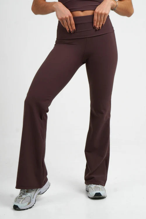 Flare Leggings - BROWNIE