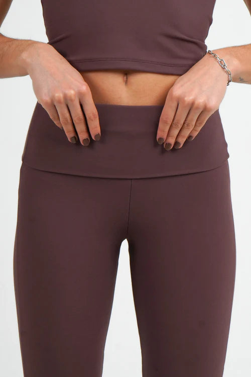 Flare Leggings - BROWNIE