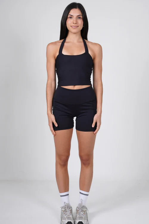 Savage Halter Tank - ONYX